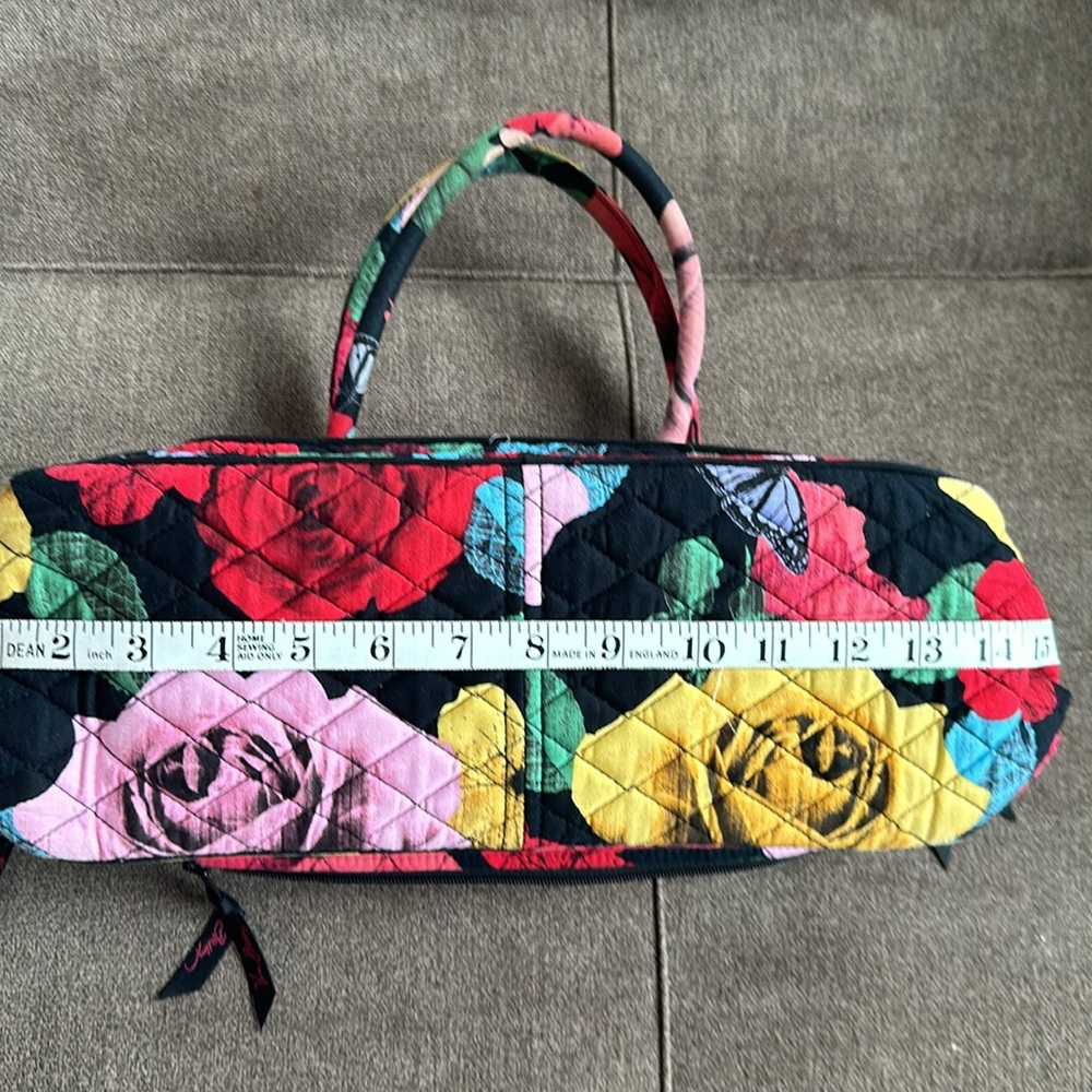 Vera Bradley "Havana Rose" Large Outside Pocket Shoulder Bag - Picture 14 of 16